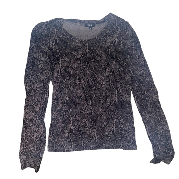 Rails Snake Print Long Sleeve Tee - Picture 6 of 6